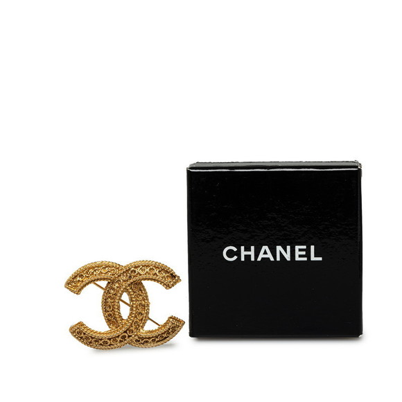 Chanel CC Logo Brooch  Metal Brooch in Good condition - Picture 5 of 5